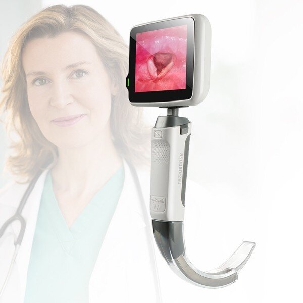 Digital Video Reusable Laryngoscope Safety Fast Machin 3.5‘'LCD Touch Color Screen